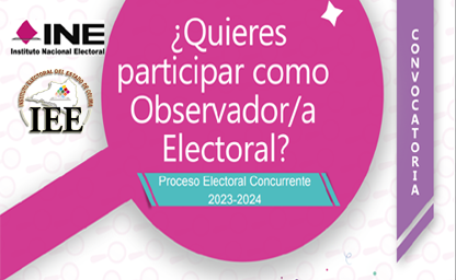Participa como Observador Electoral 202
