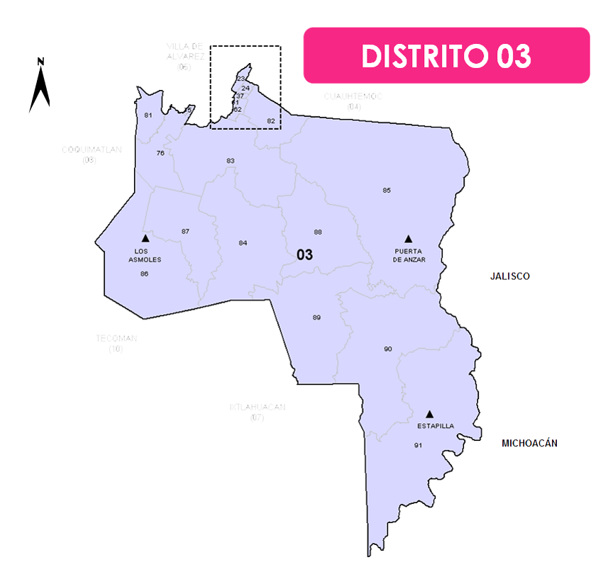 Mapa del Distrito 3
