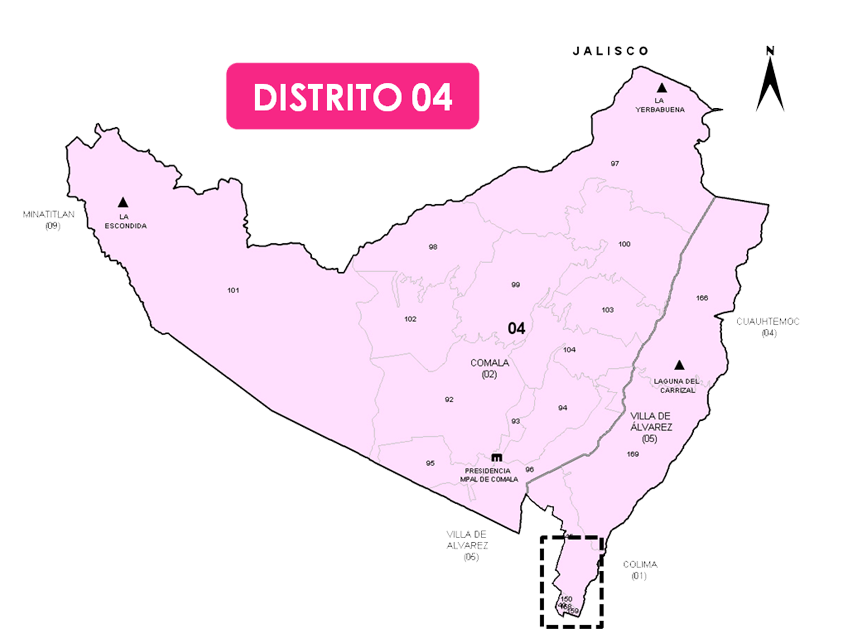 Mapa del Distrito 4